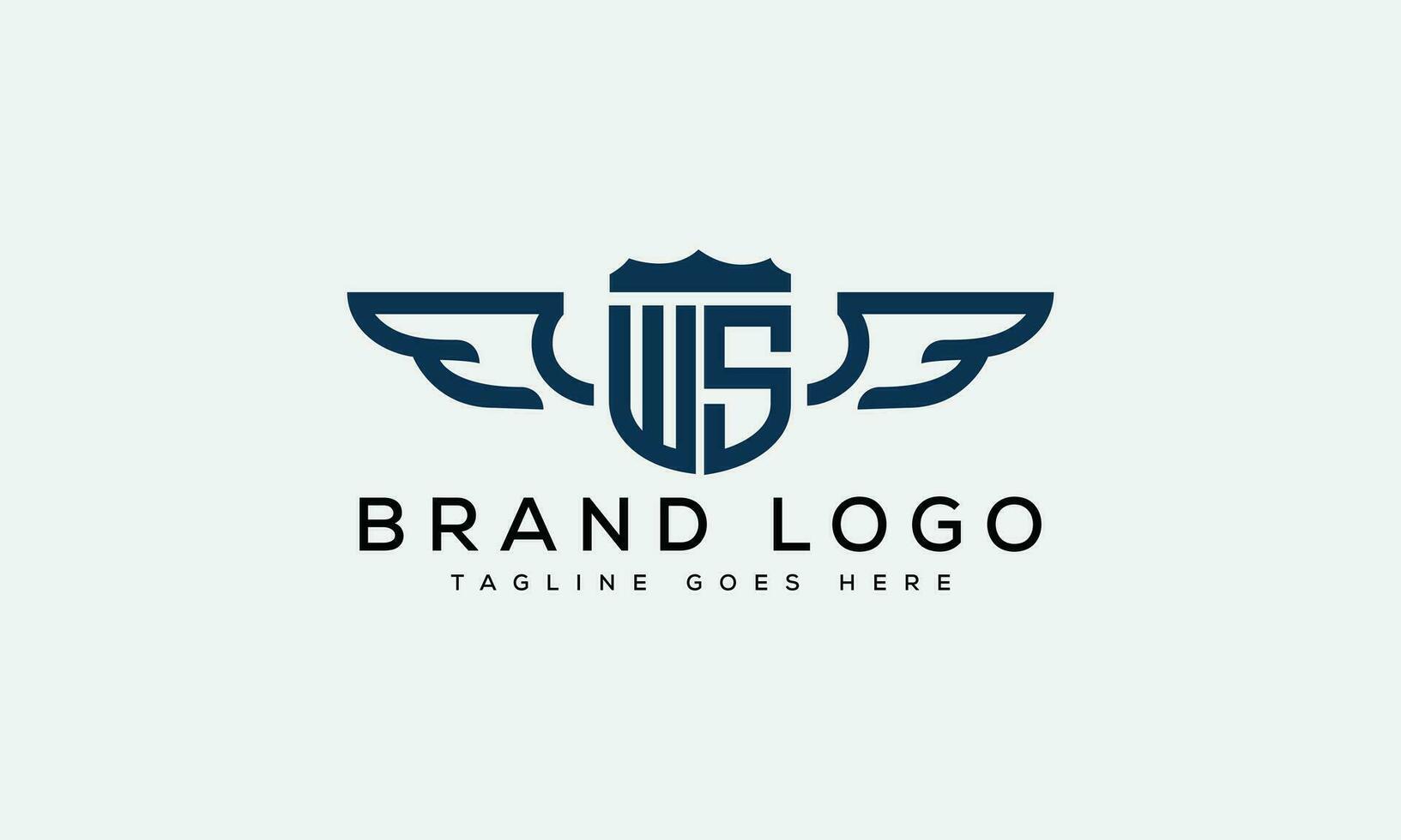 letter SW logo design vector template design for brand.