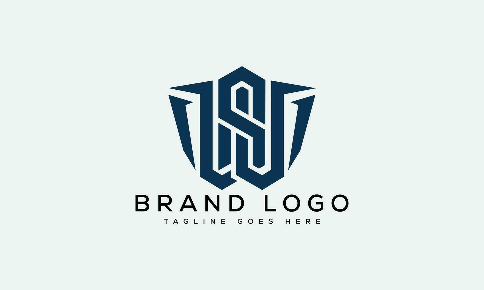 letter SW logo design vector template design for brand.