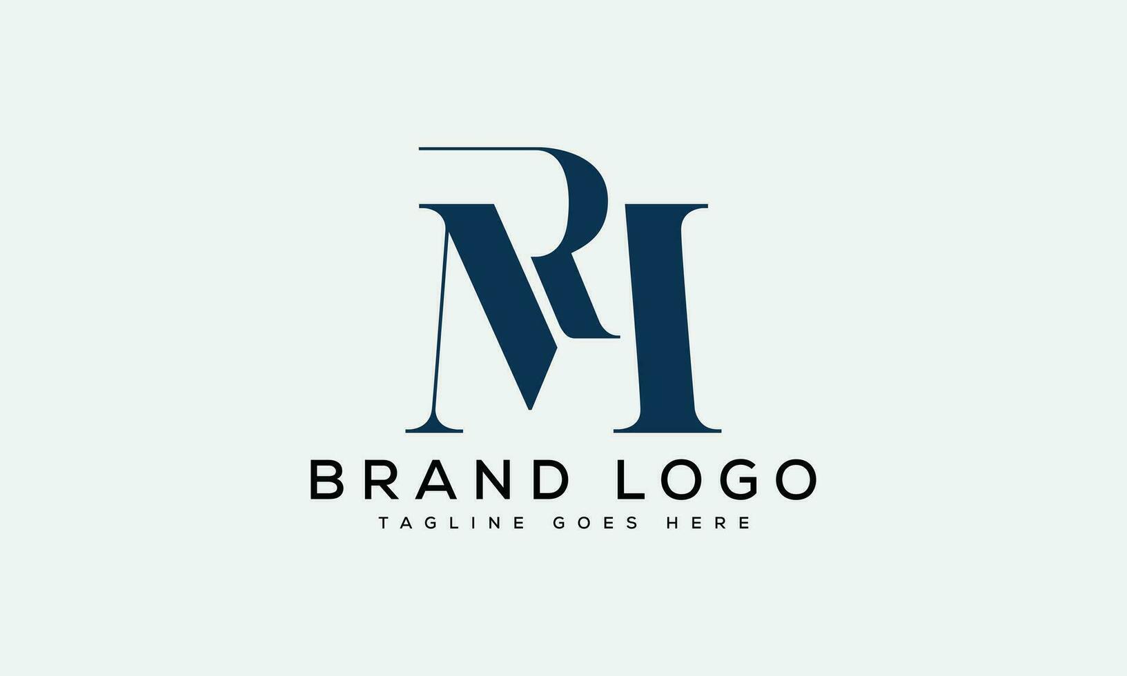 letter MR logo design vector template design for brand.