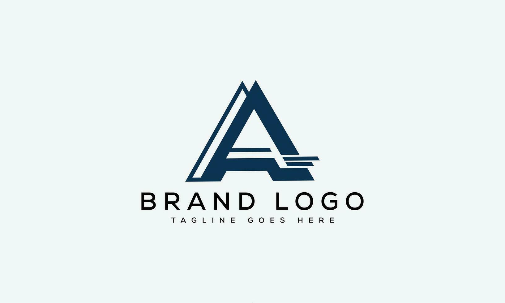 letra un logo diseño vector modelo diseño para marca.