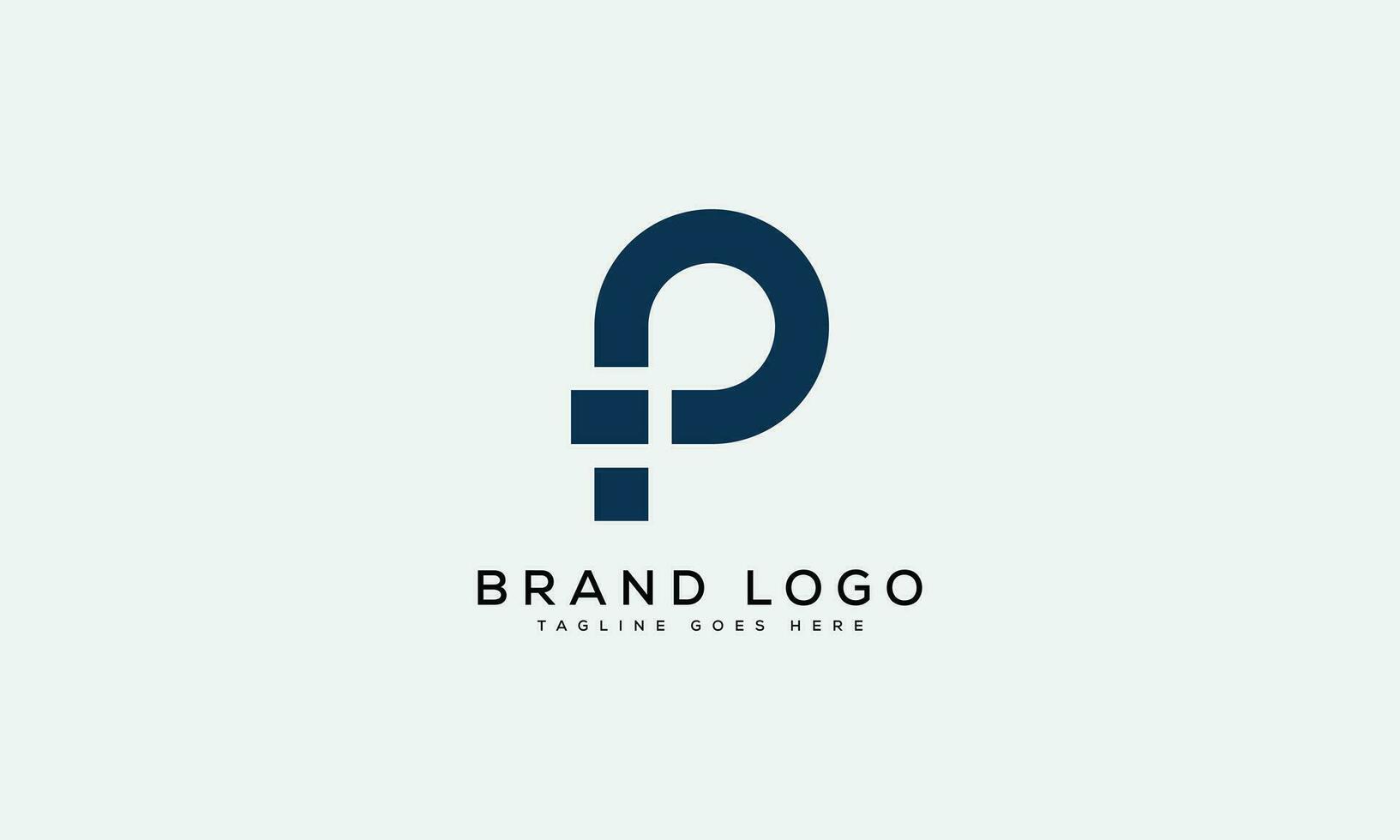 letter P logo design vector template design for brand.