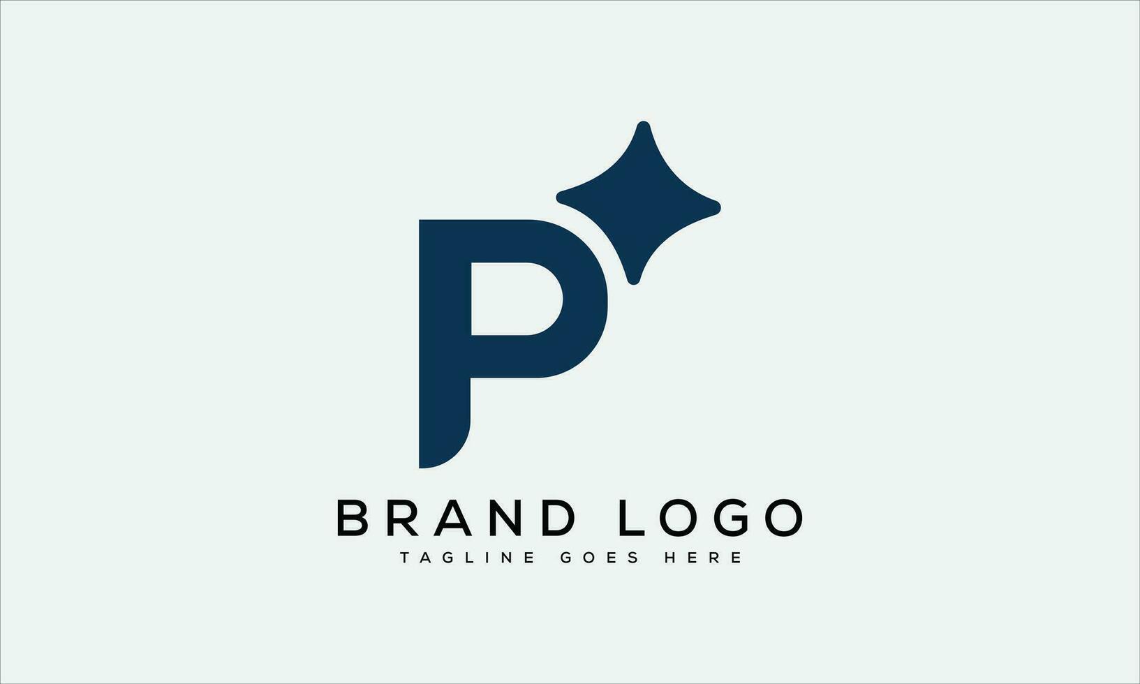 letter P logo design vector template design for brand.