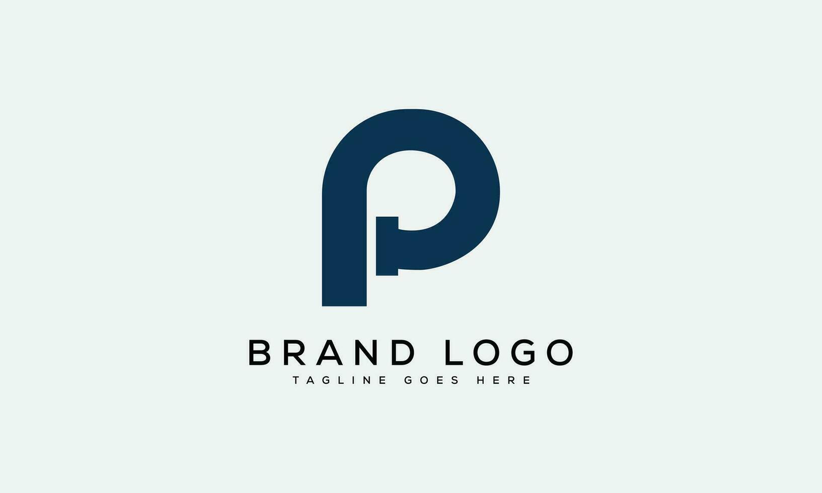 letter P logo design vector template design for brand.