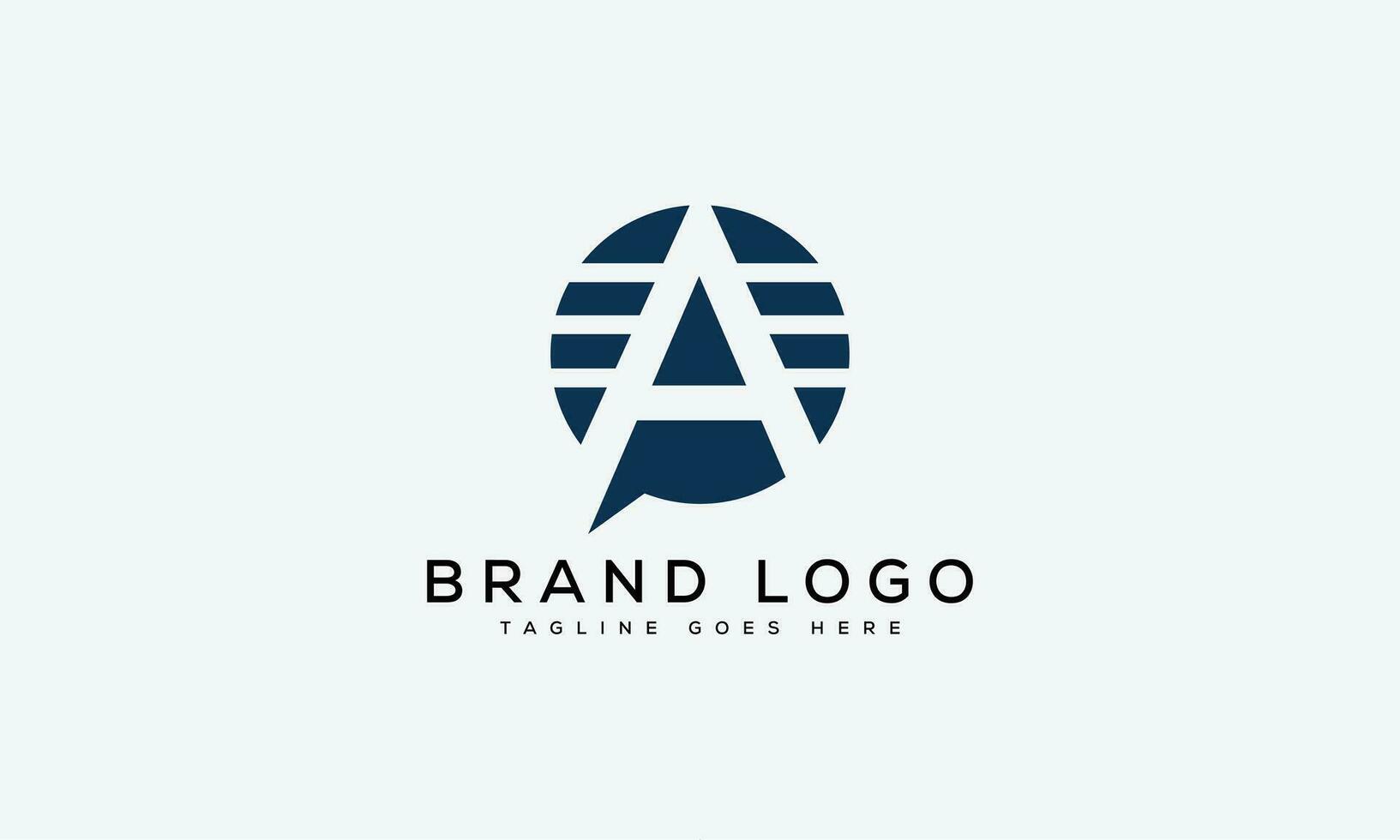 letter A logo design vector template design for brand.