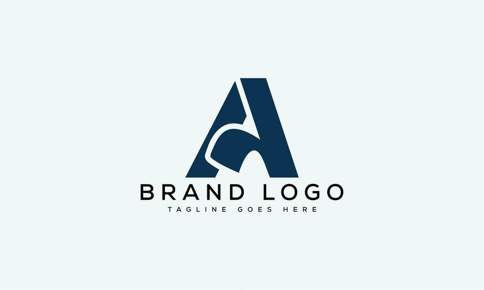 letra un logo diseño vector modelo diseño para marca.