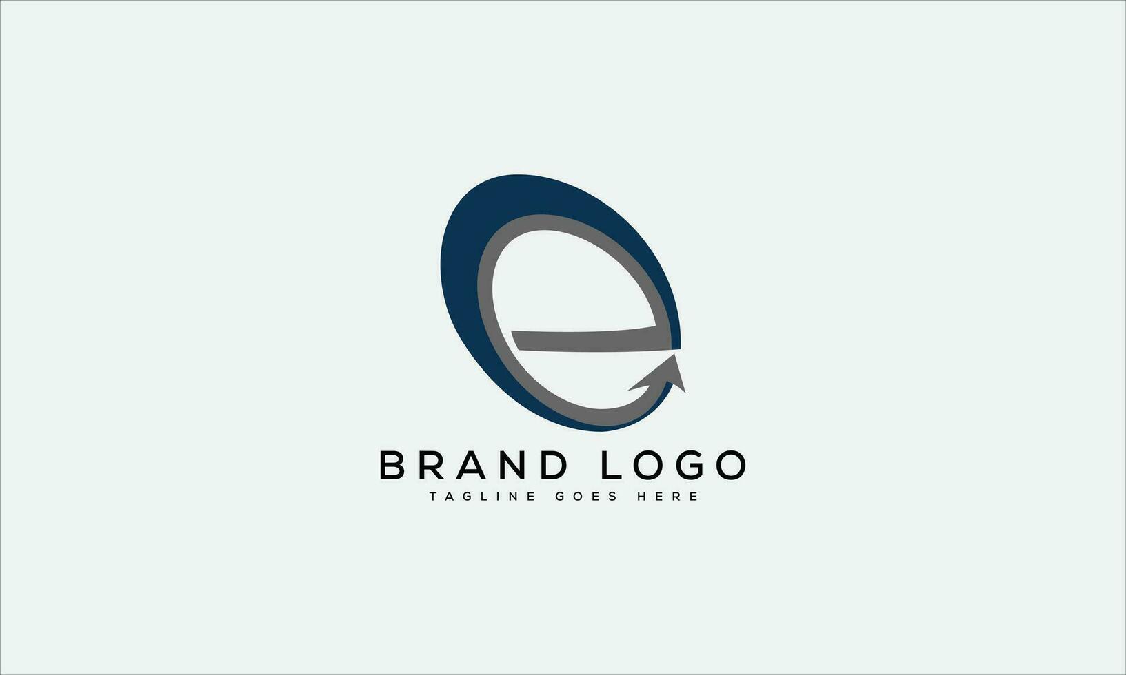 letter E logo design vector template design for brand.