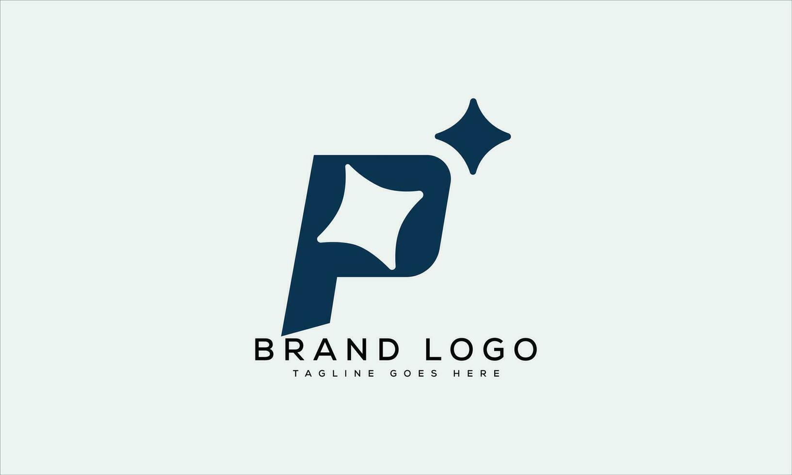 letter P logo design vector template design for brand.