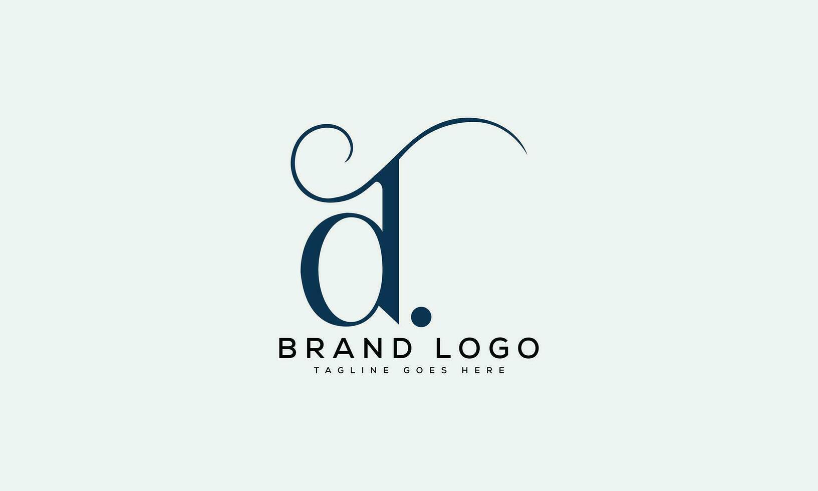 letter D logo design vector template design for brand.