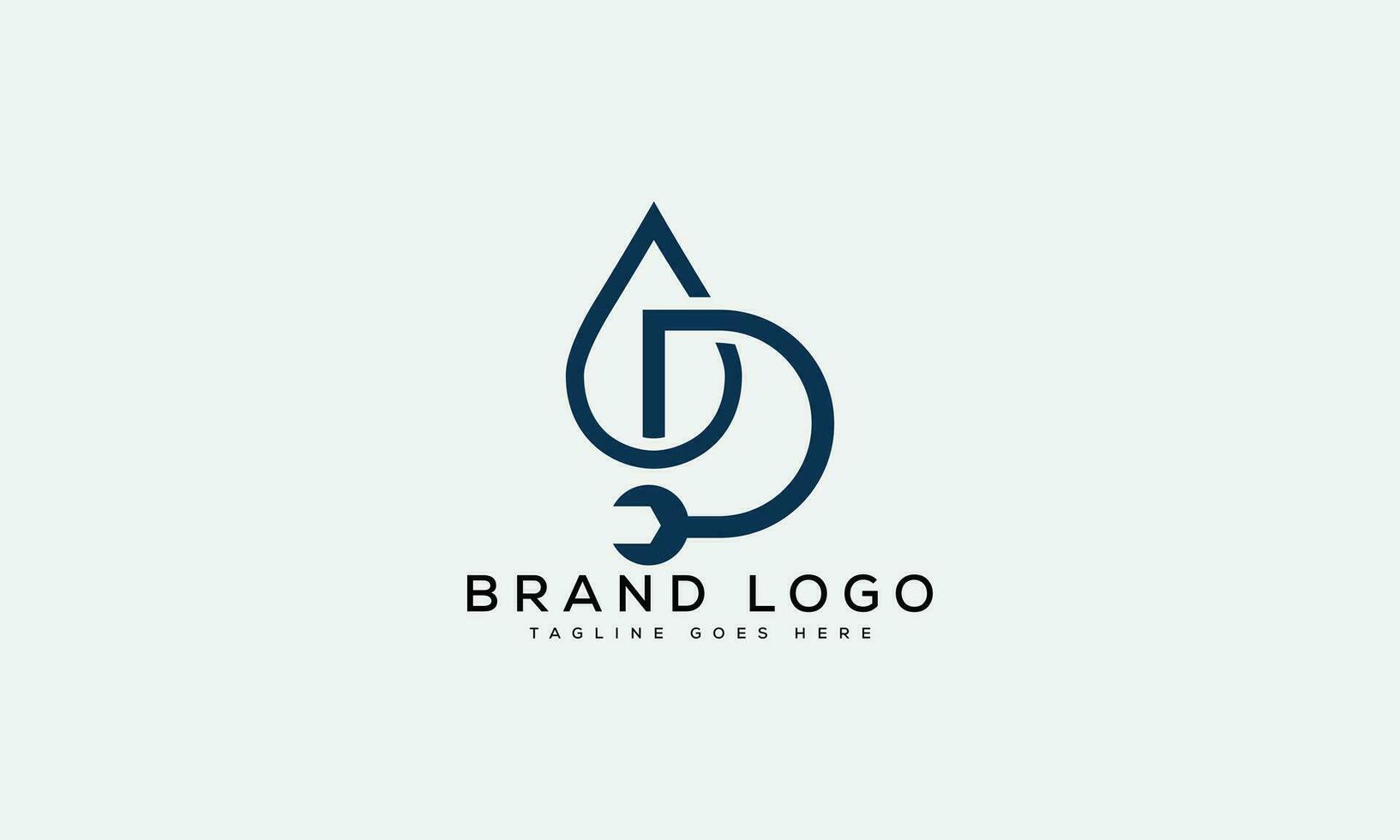 letter D logo design vector template design for brand.
