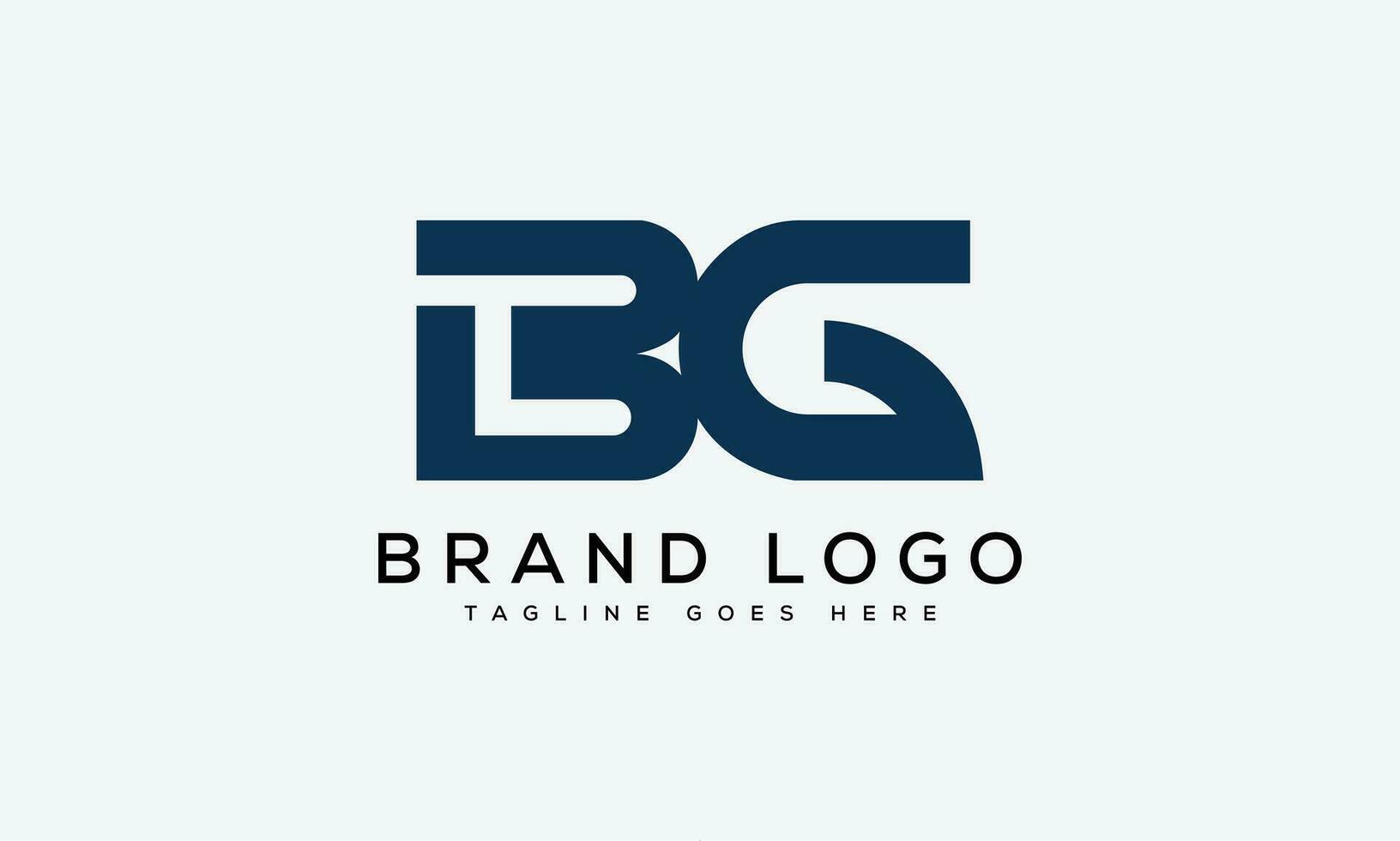 letter BG logo design vector template design for brand