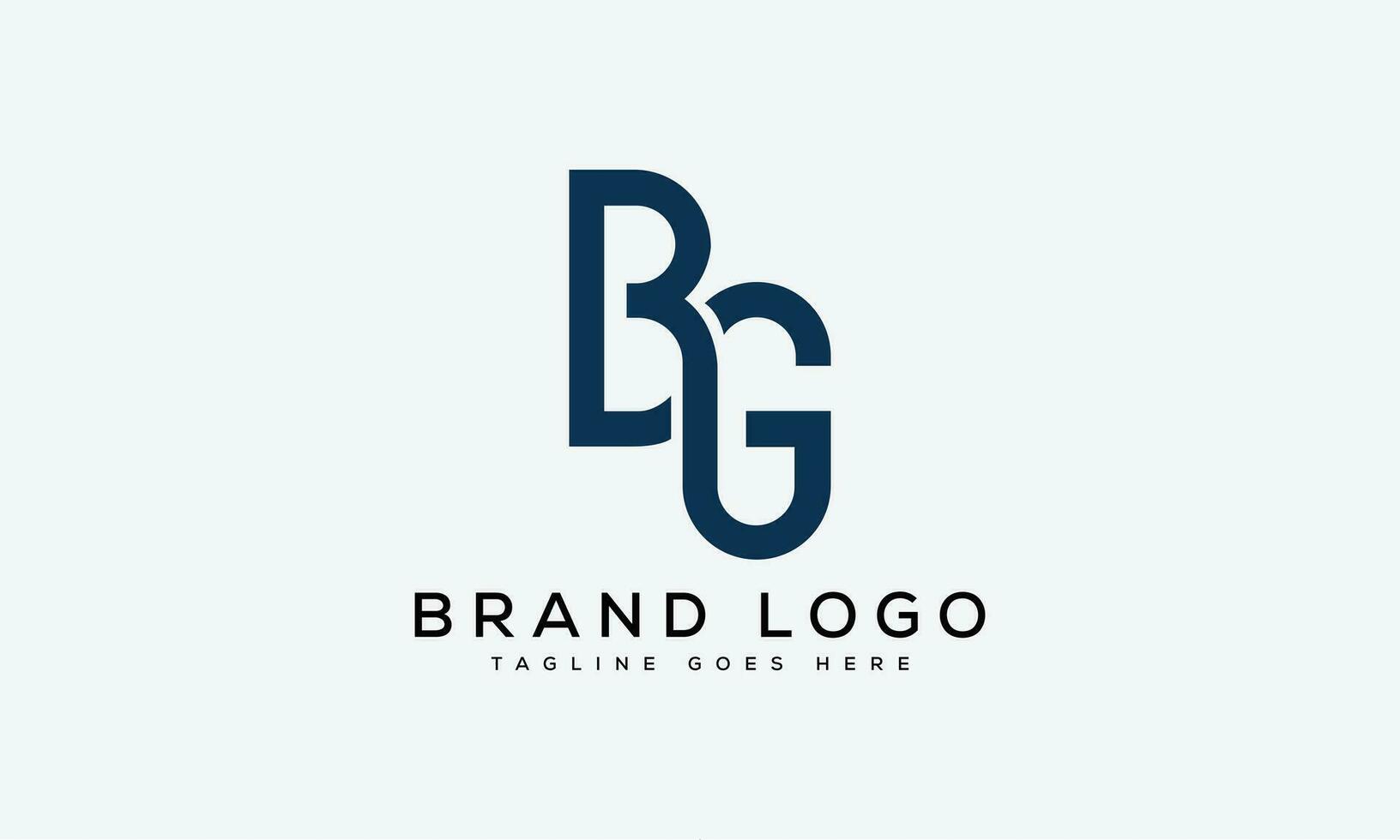 letter BG logo design vector template design for brand