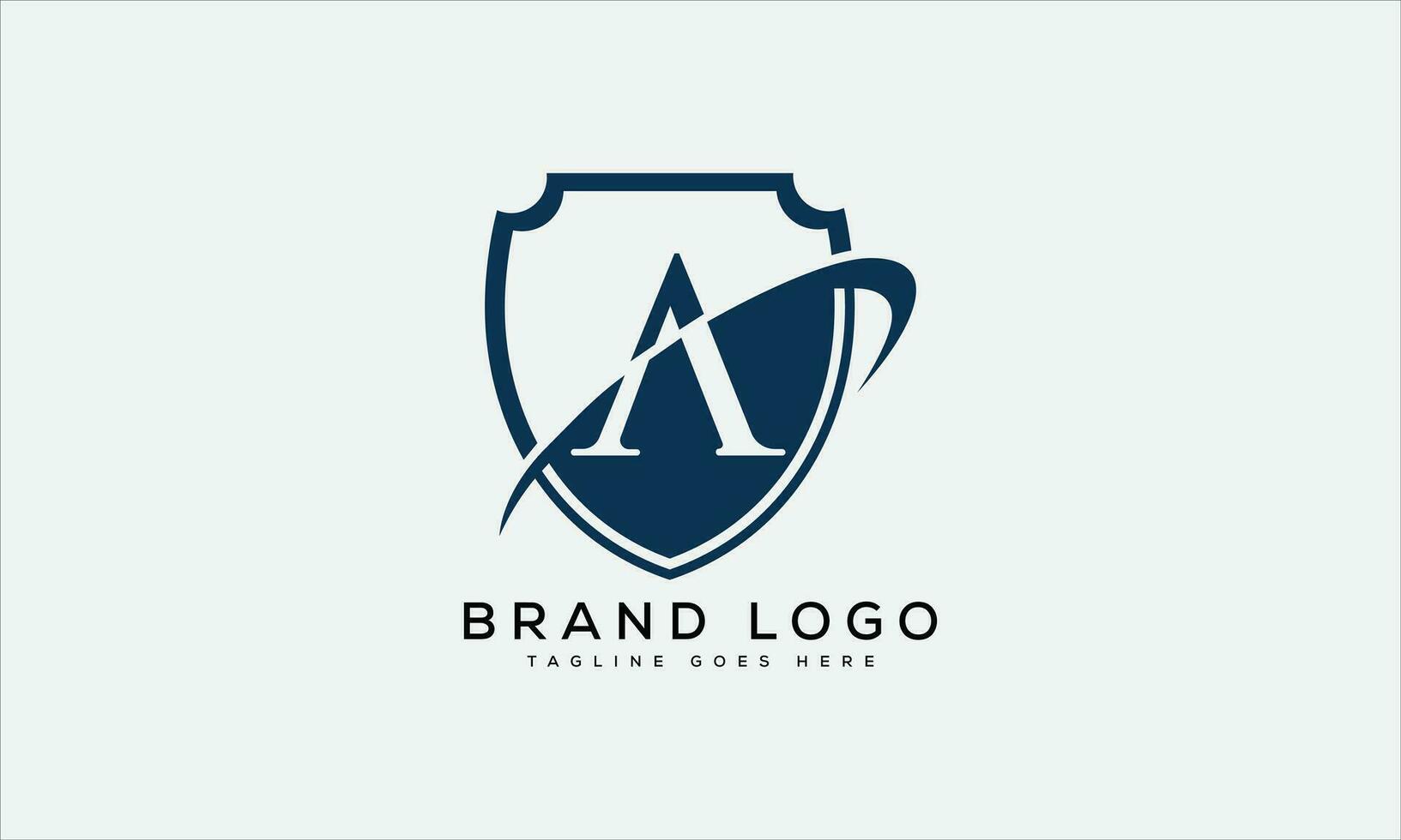 letter A logo design vector template design for brand.