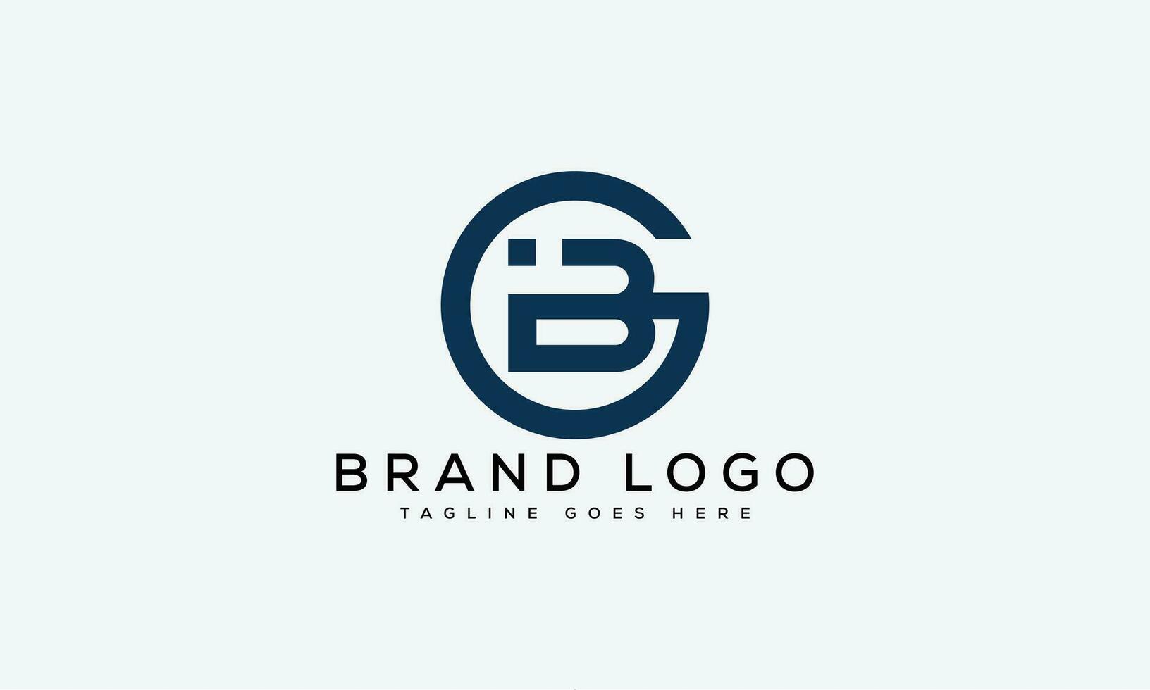 letra bg logo diseño vector modelo diseño para marca