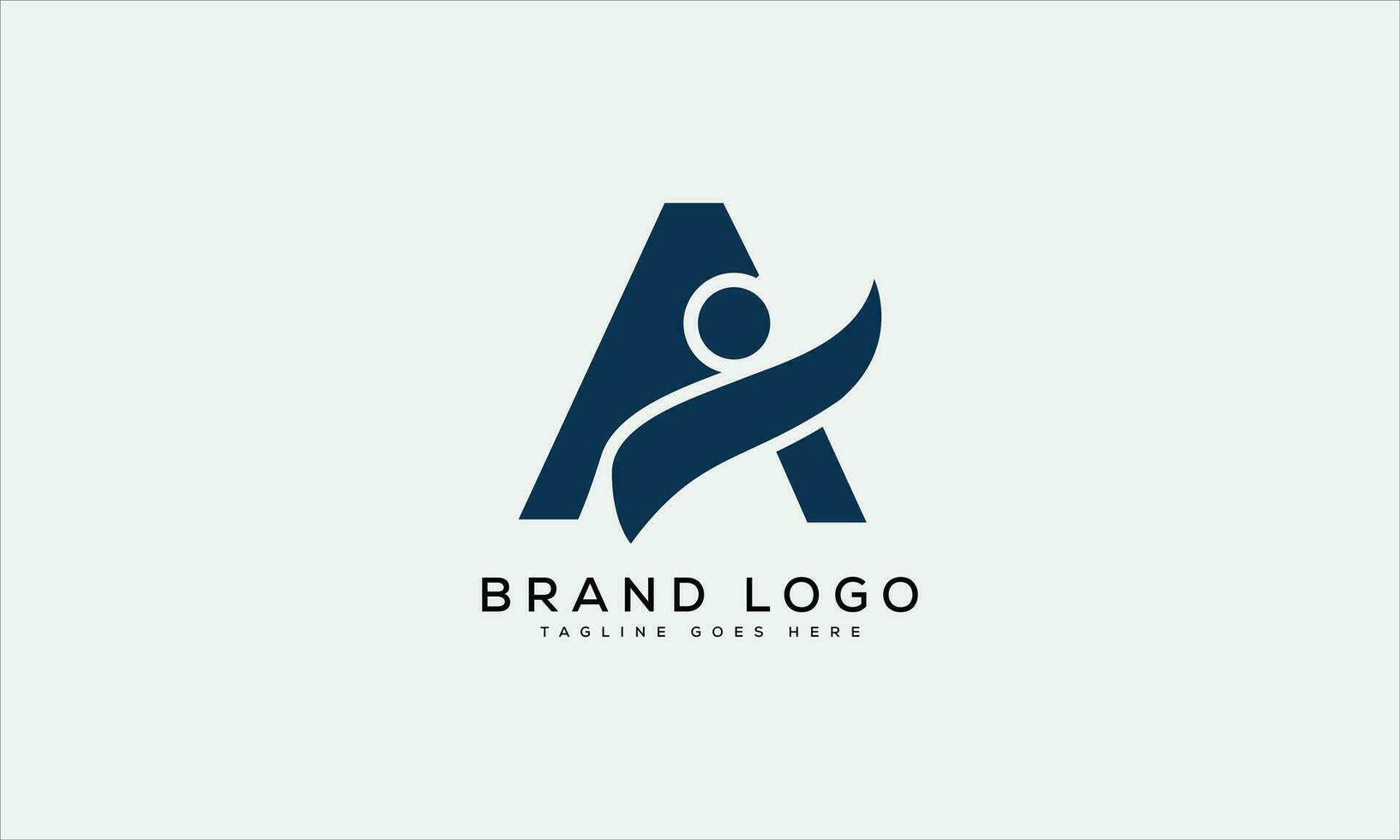 letra un logo diseño vector modelo diseño para marca.