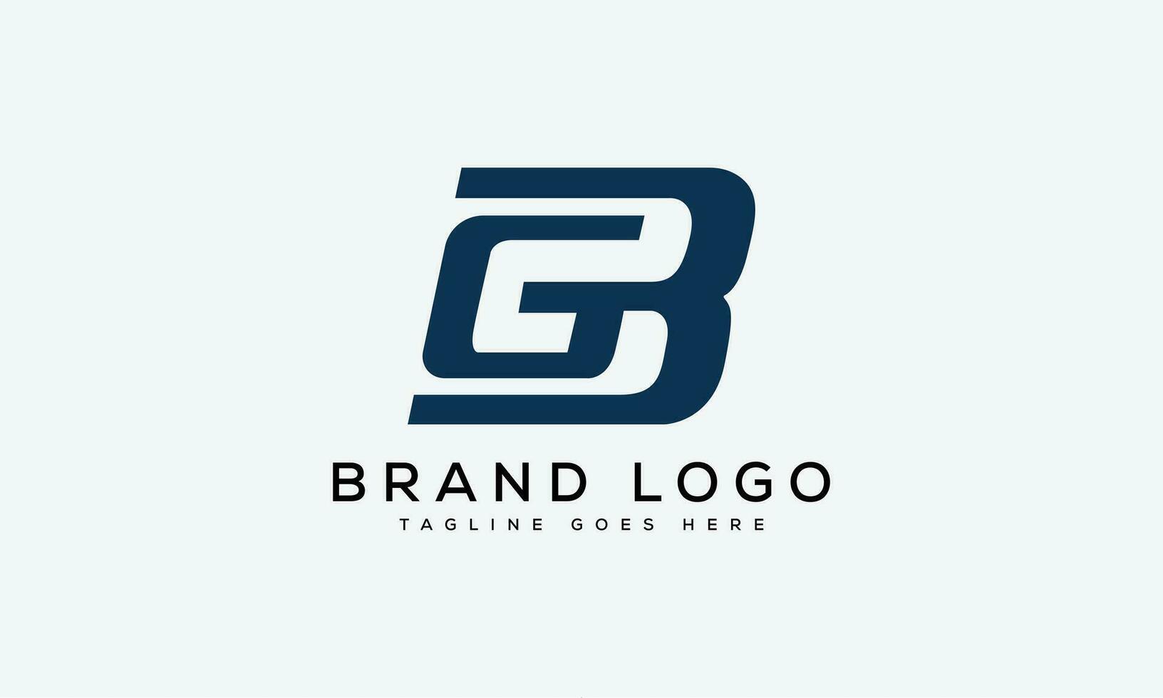 letter BG logo design vector template design for brand