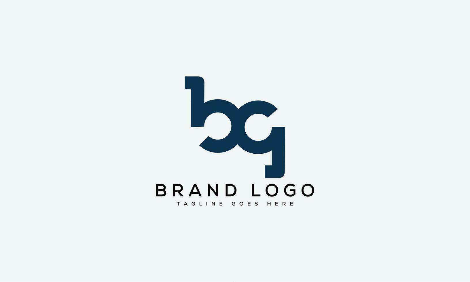 letter BG logo design vector template design for brand