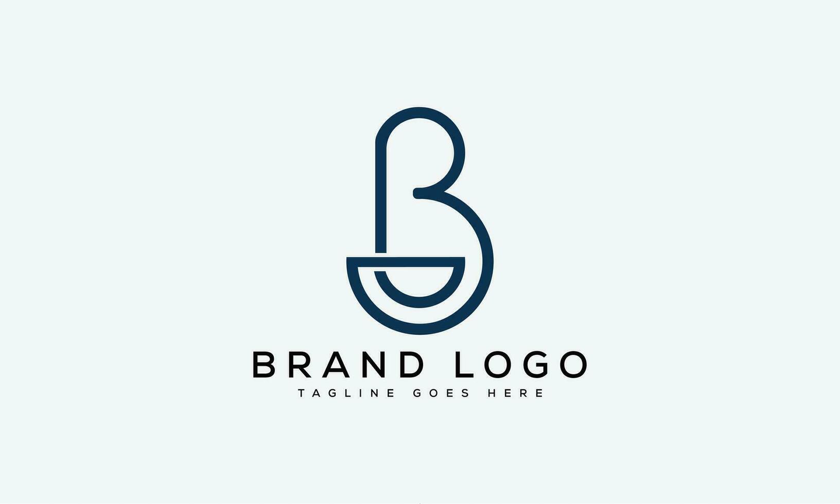 letter BG logo design vector template design for brand