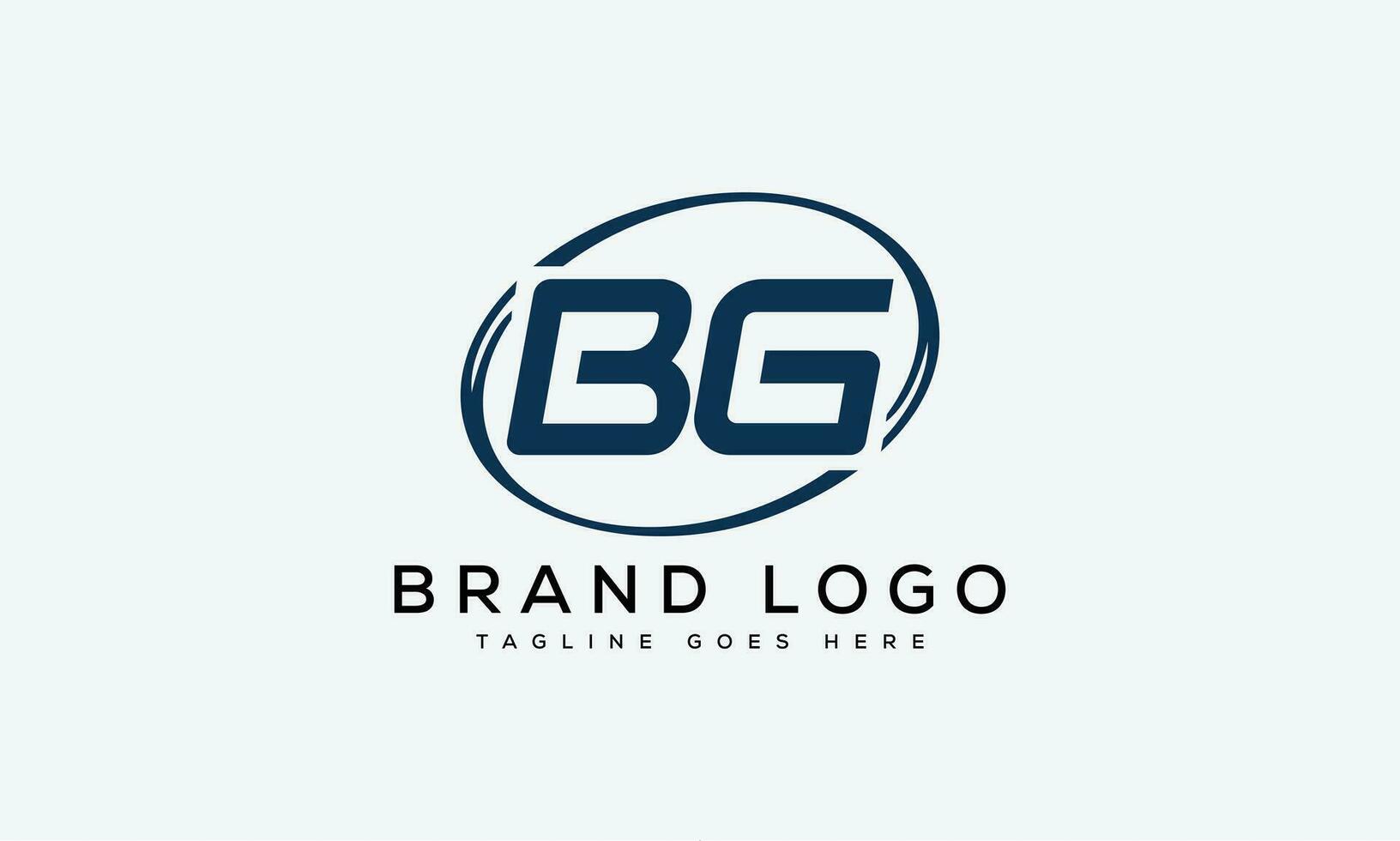 letra bg logo diseño vector modelo diseño para marca