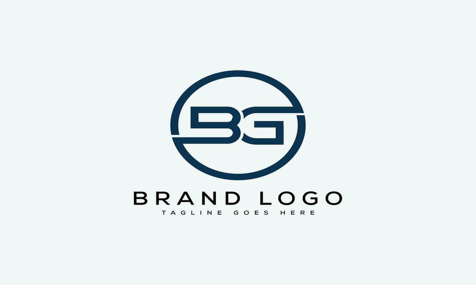 letra bg logo diseño vector modelo diseño para marca