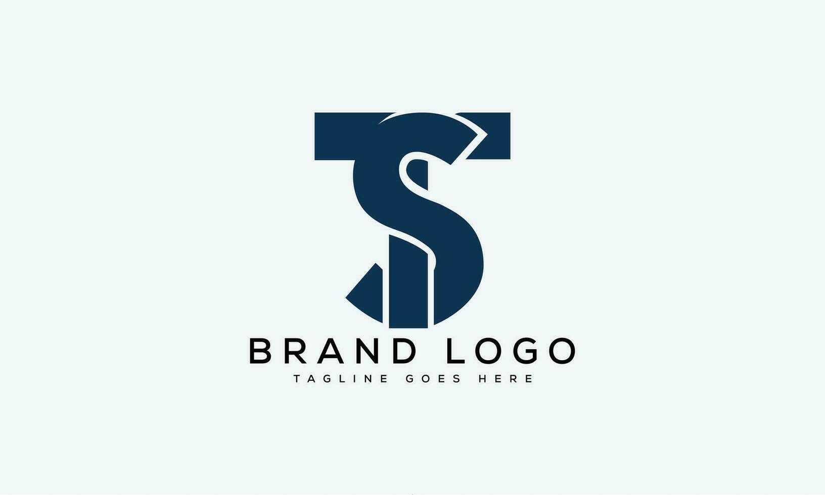 letter TS logo design vector template design for brand