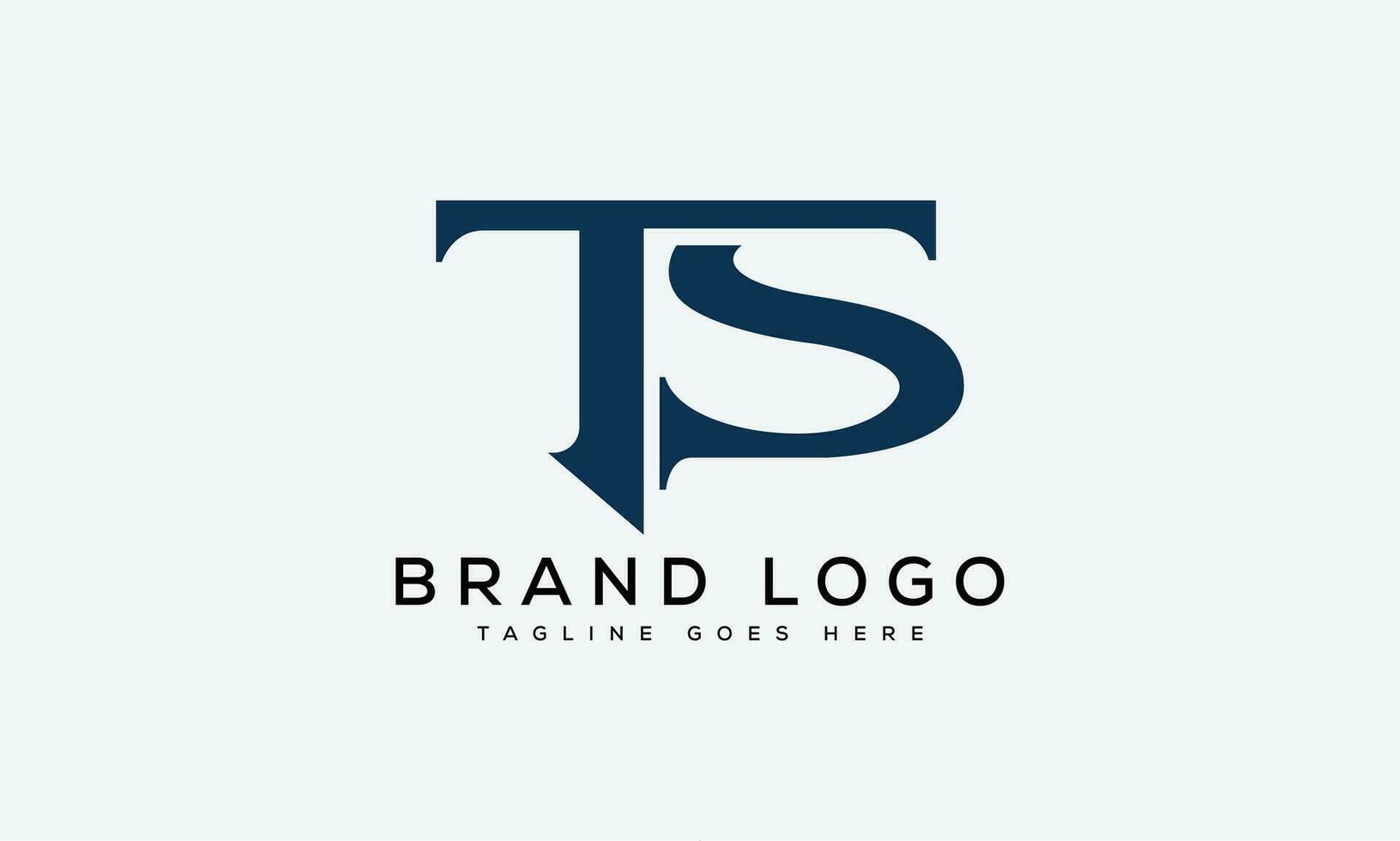 letter TS logo design vector template design for brand
