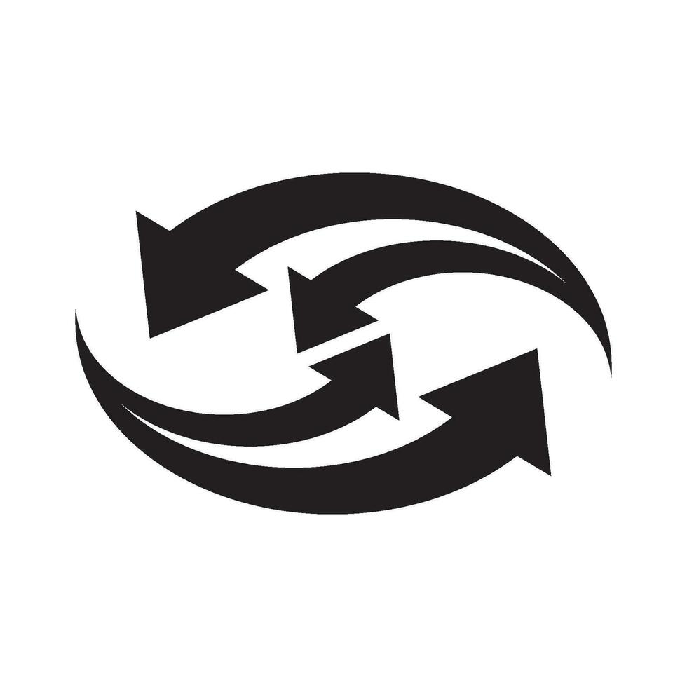 Arrow logo, vector illustration template design.