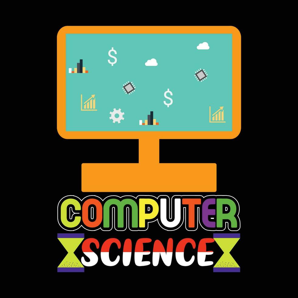Computer Engineer T-shirt Design vector