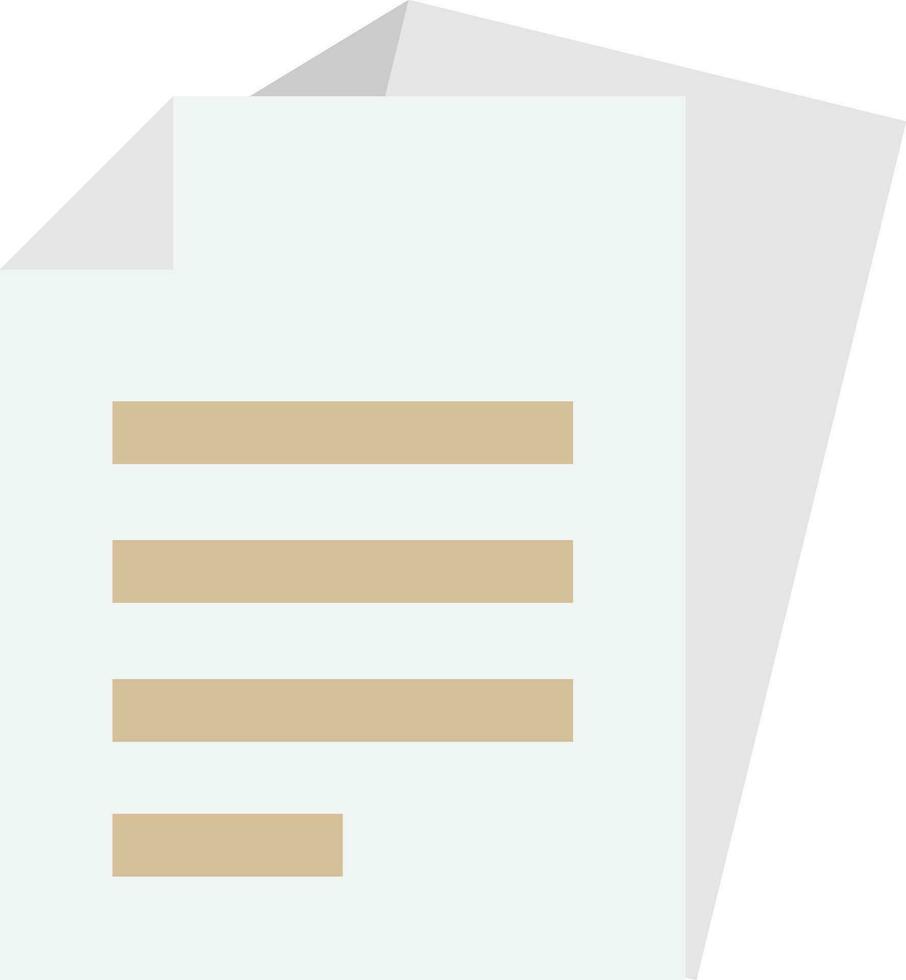 Document File Page vector