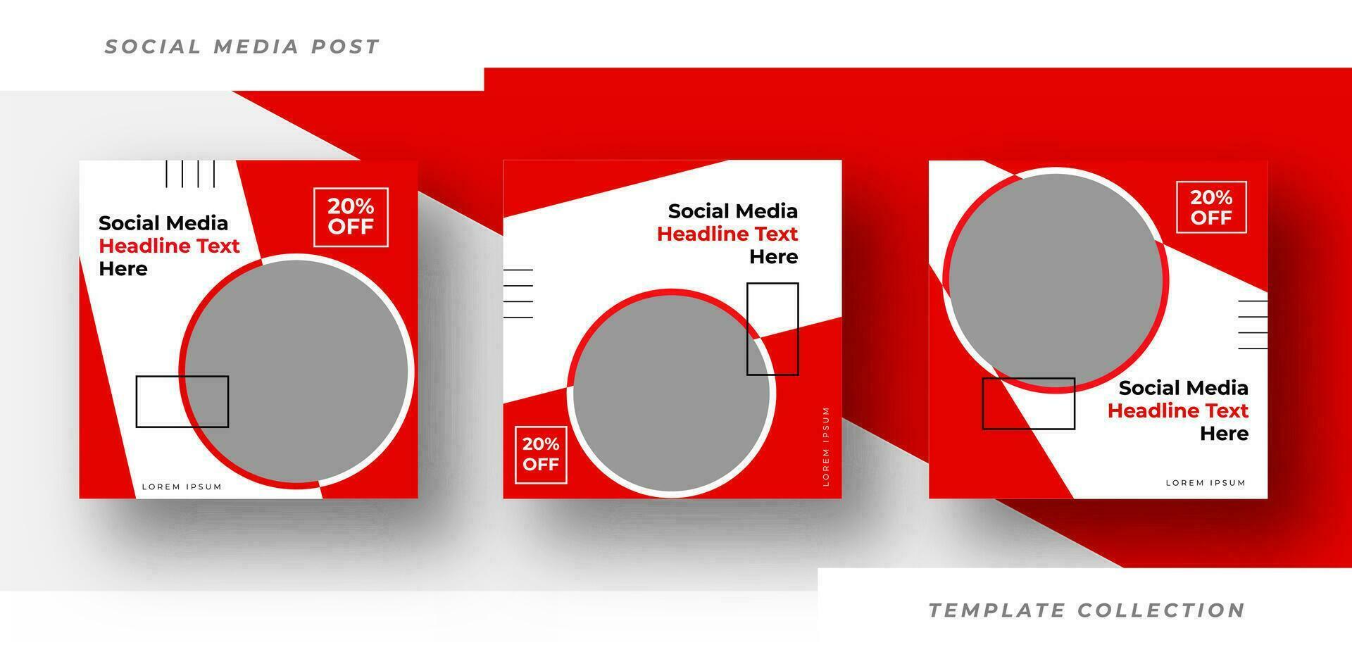 minimalista social medios de comunicación enviar titular texto aquí plantillas promoción bandera marco diseño Pro vector