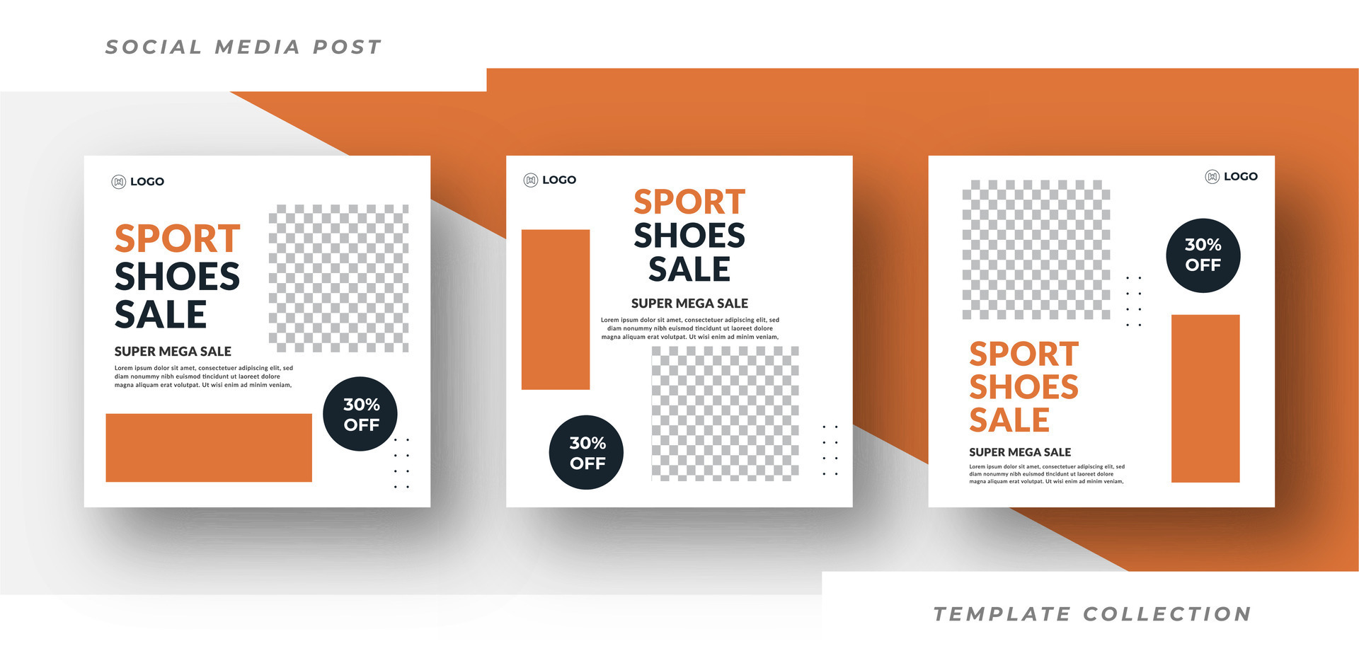 Sport shoes fashion shoes sale brand product Social media banner post