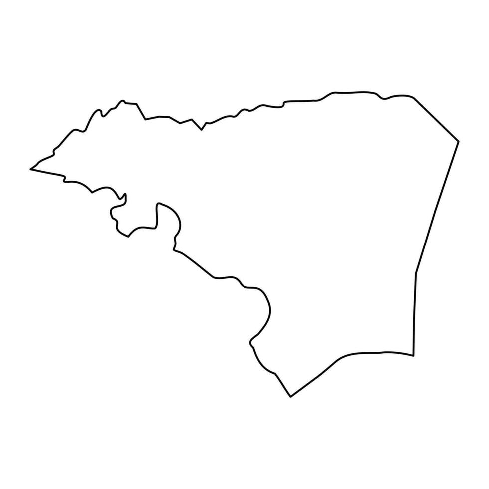 Bethlehem Governorate map, administrative division of Palestine. Vector illustration.