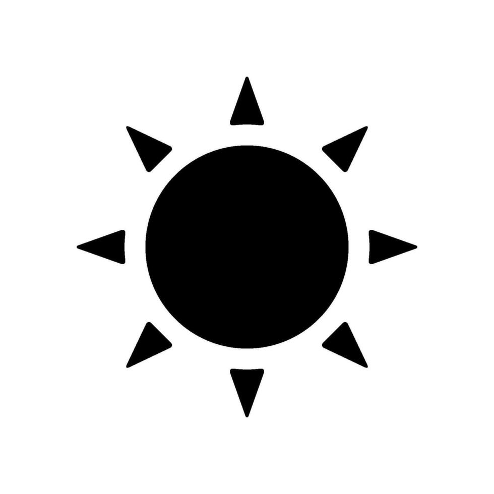 soleado icono diseño vector modelo