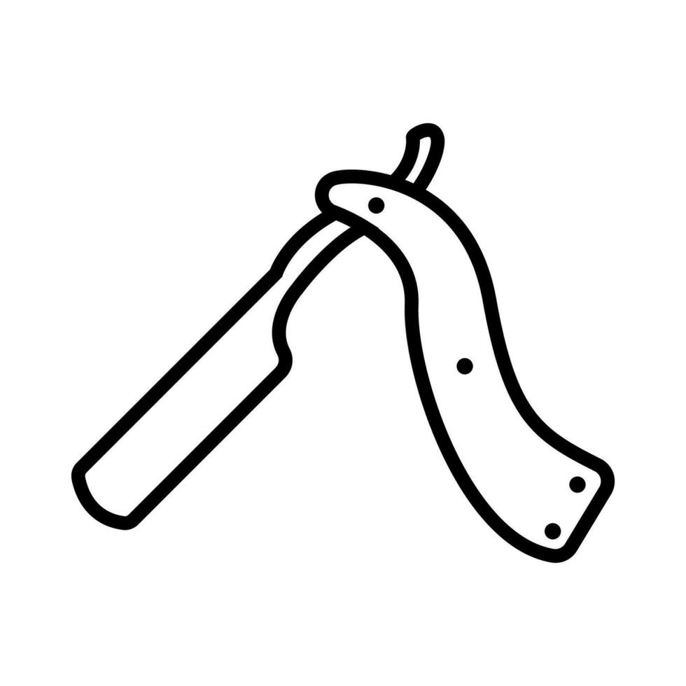 straight razor icon vector illustration design