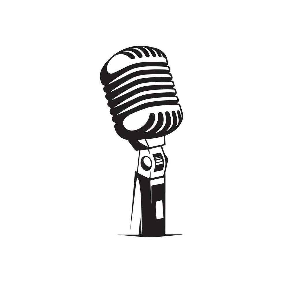 Microphone image vector