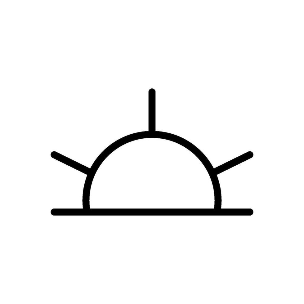 sunrise icon design vector template