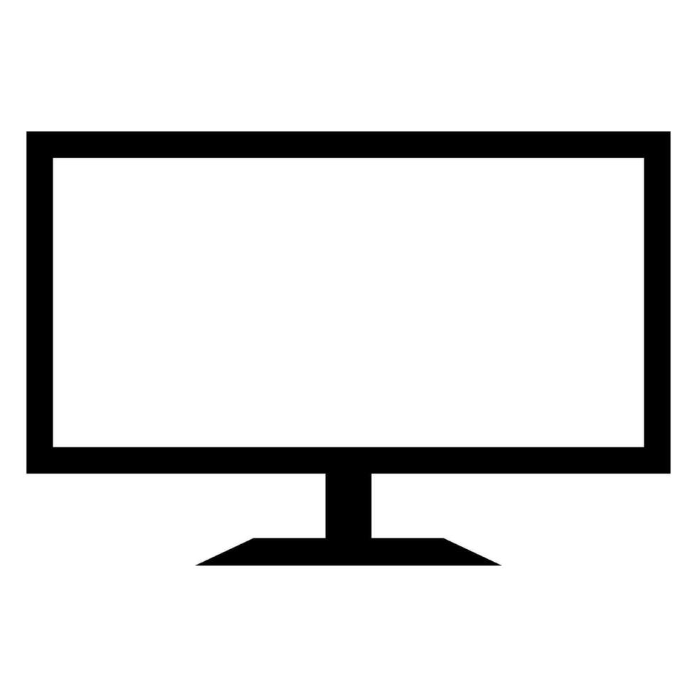 television icon design vector