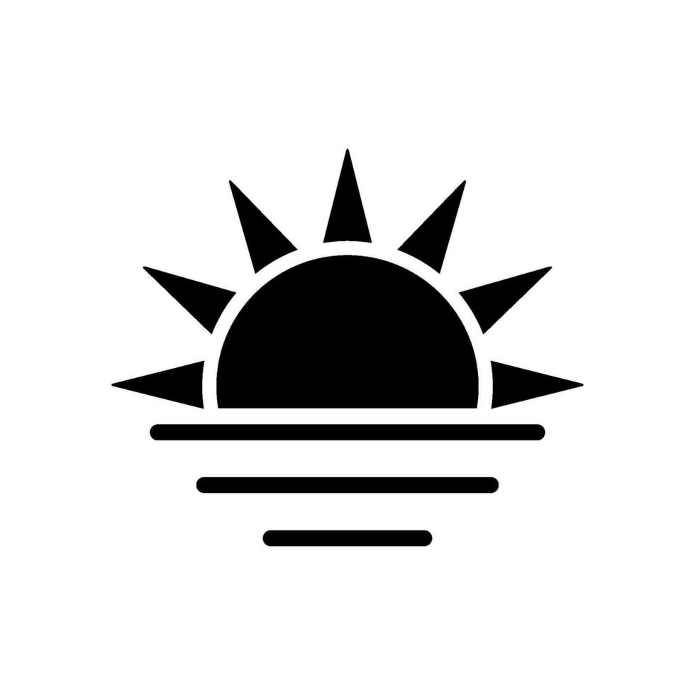 sunrise icon design vector template