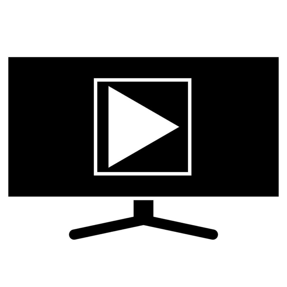 television icon design vector