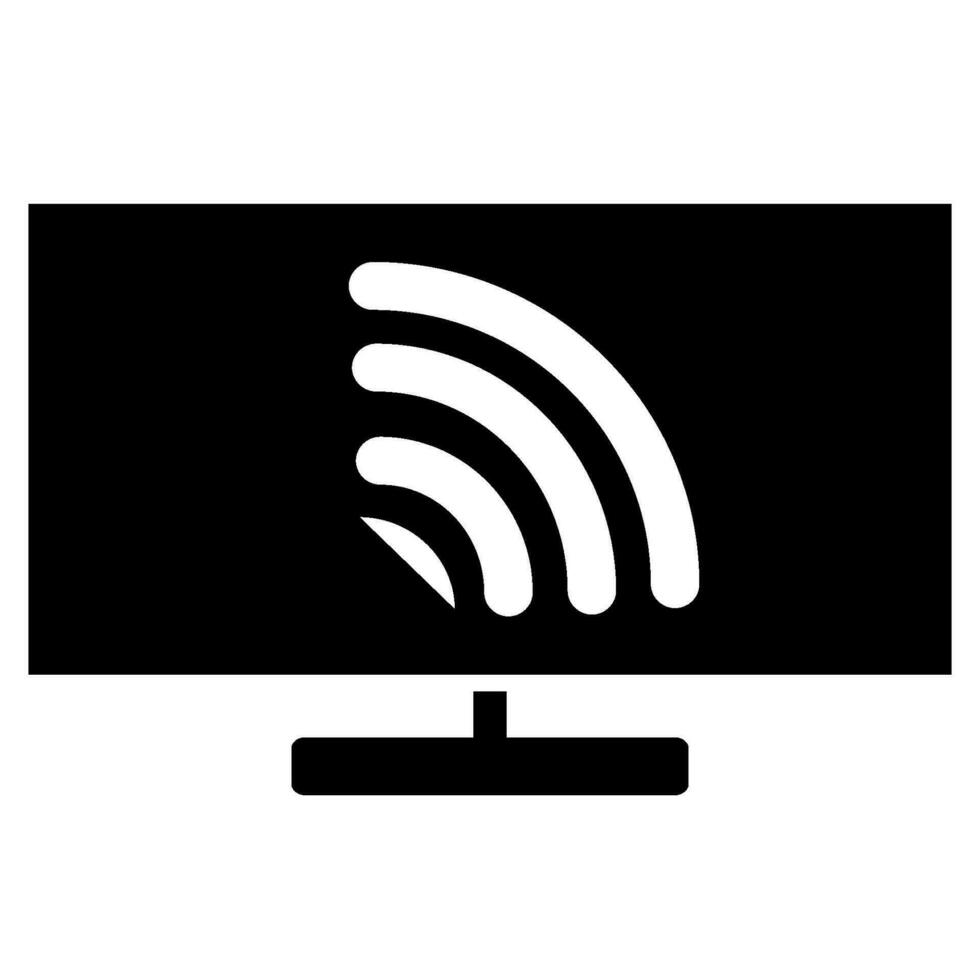 television icon design vector
