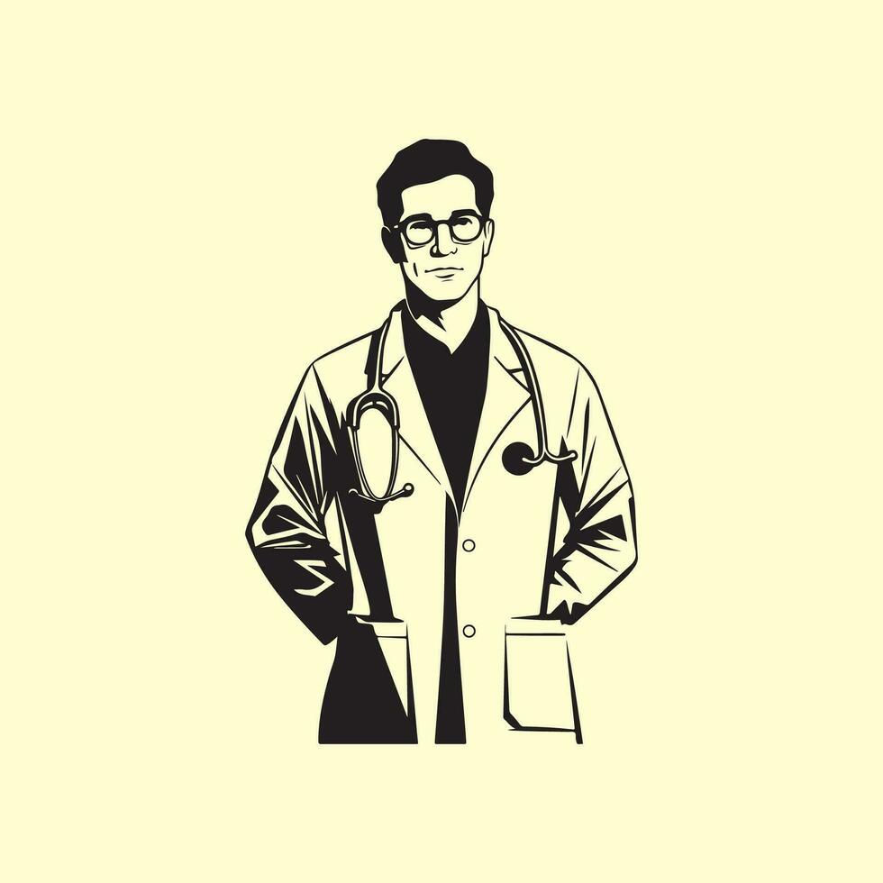 Doctor Illustration images vectpr vector