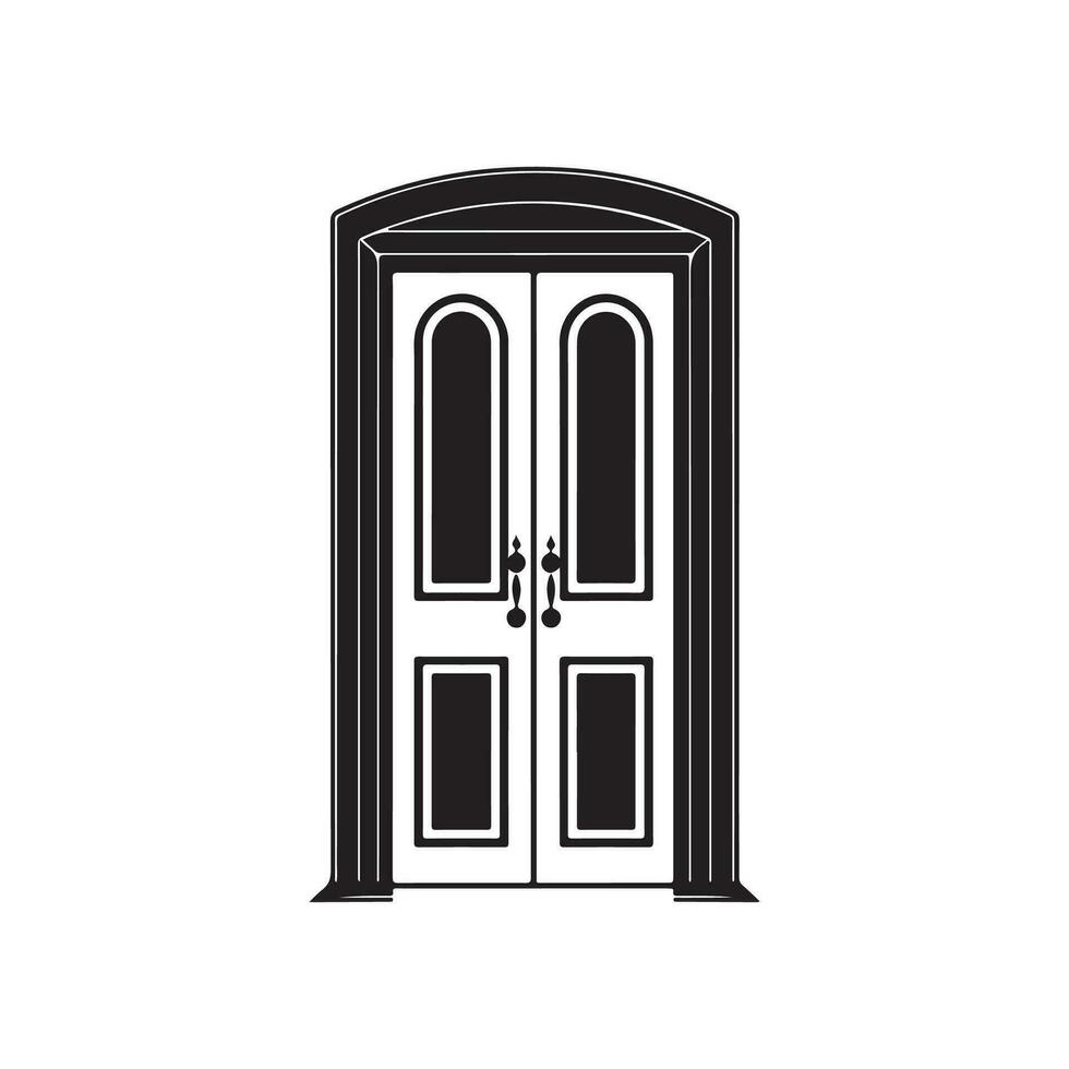 Door Vector Image, Icons, and Graphics