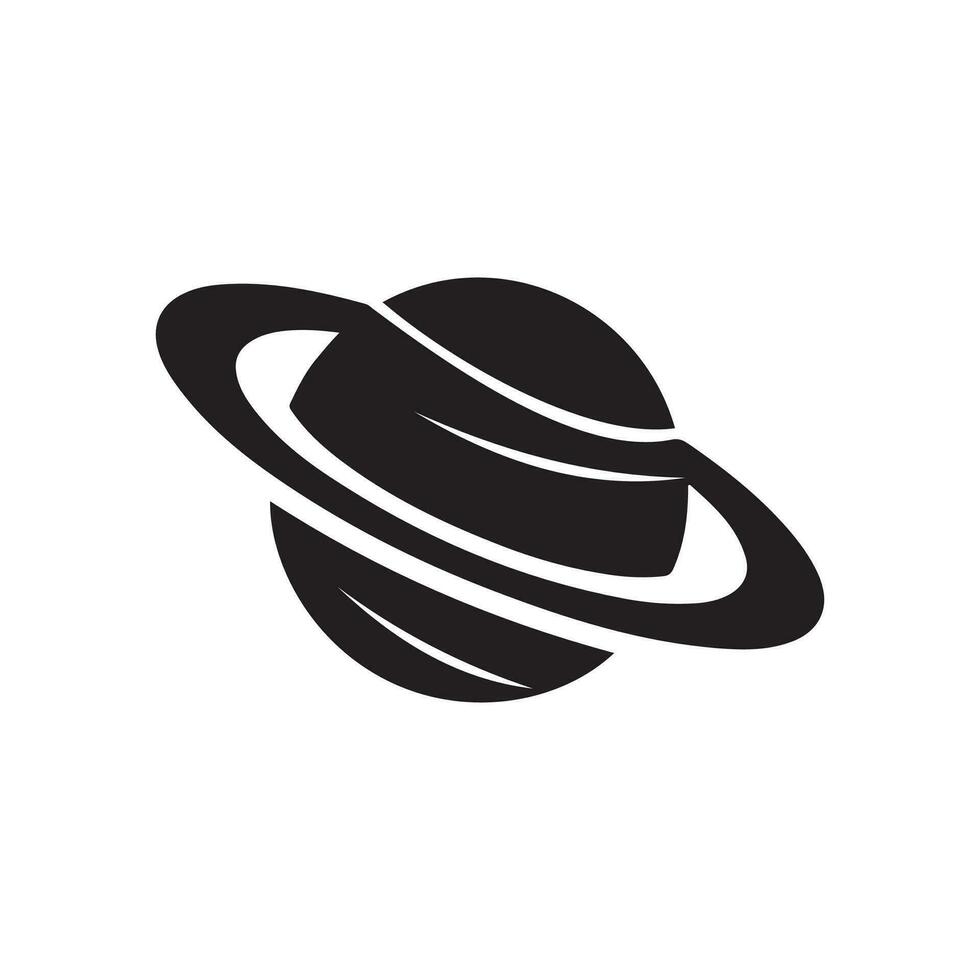 Saturno icono vector, ilustración de un Saturno vector