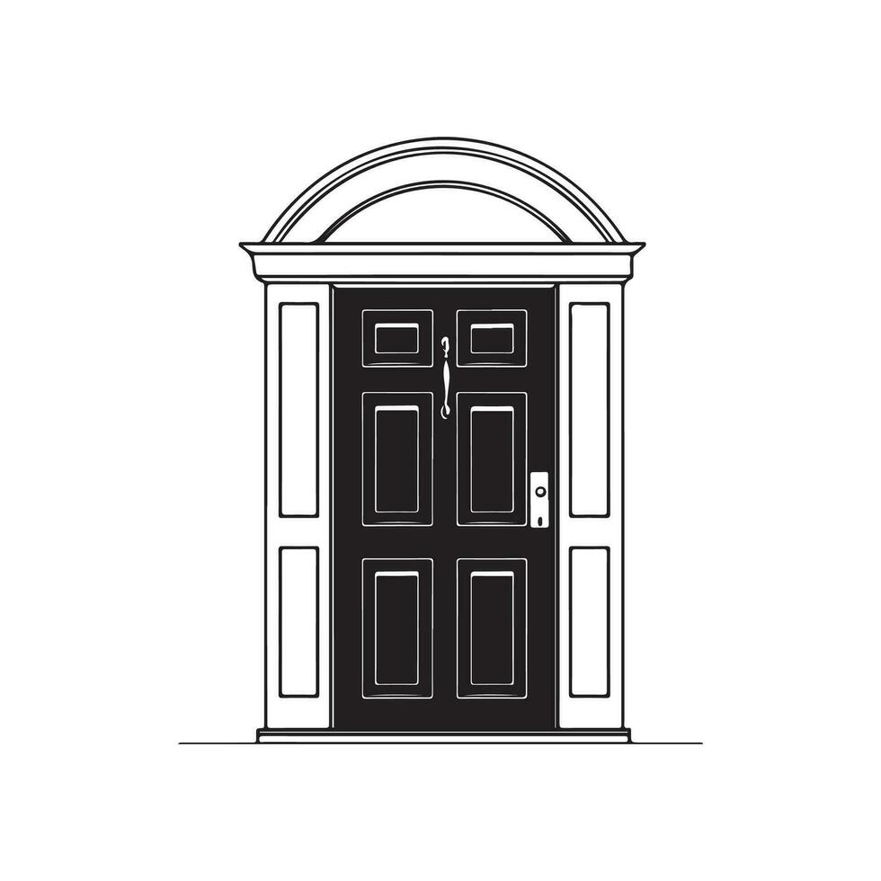 Door Vector Image, Icons, and Graphics