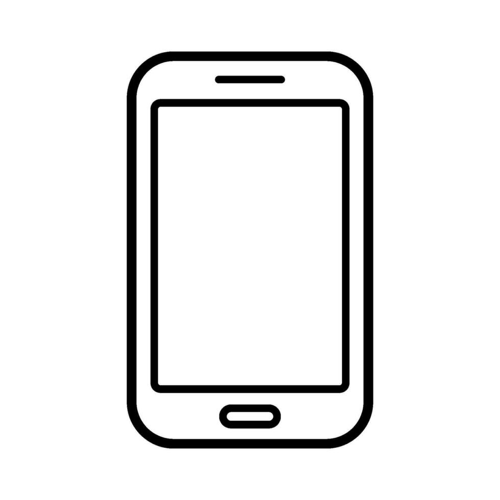 smartphone icon design vector template