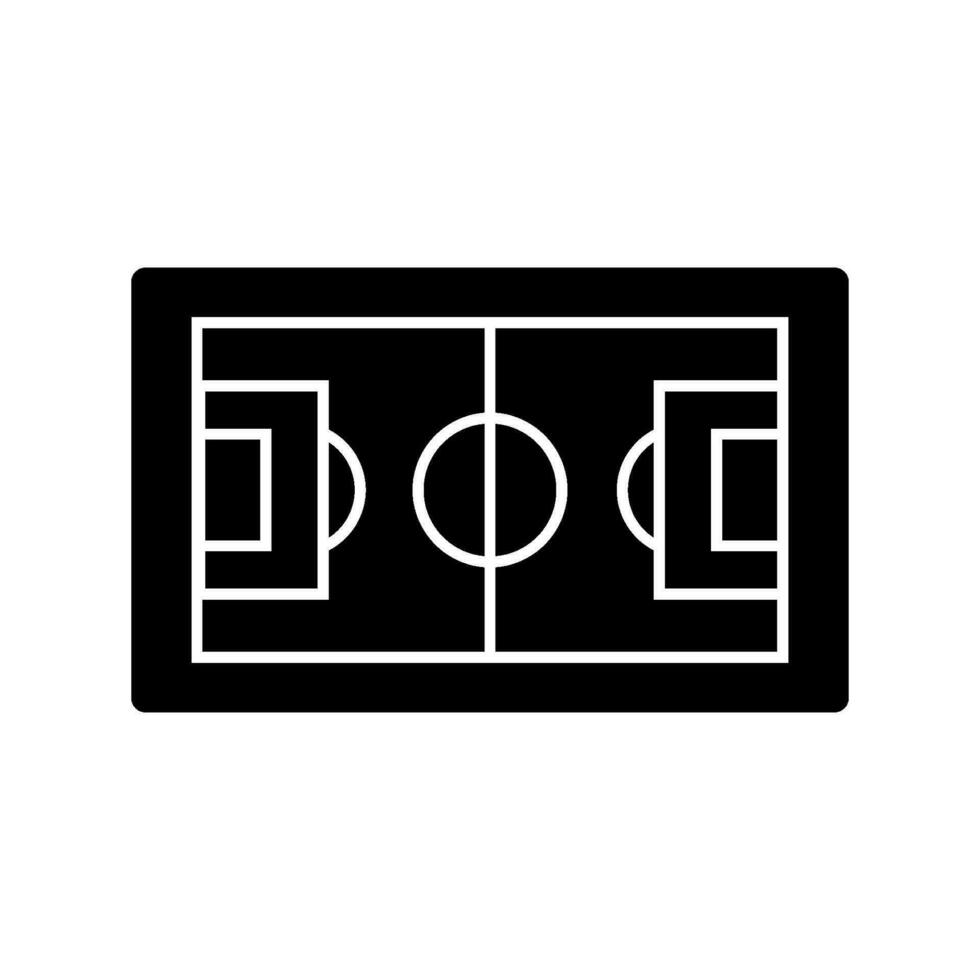 football field icon vector template