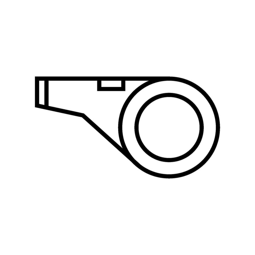 soccer referee whistle vector