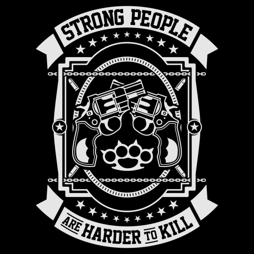 strong people are harder to kill vector