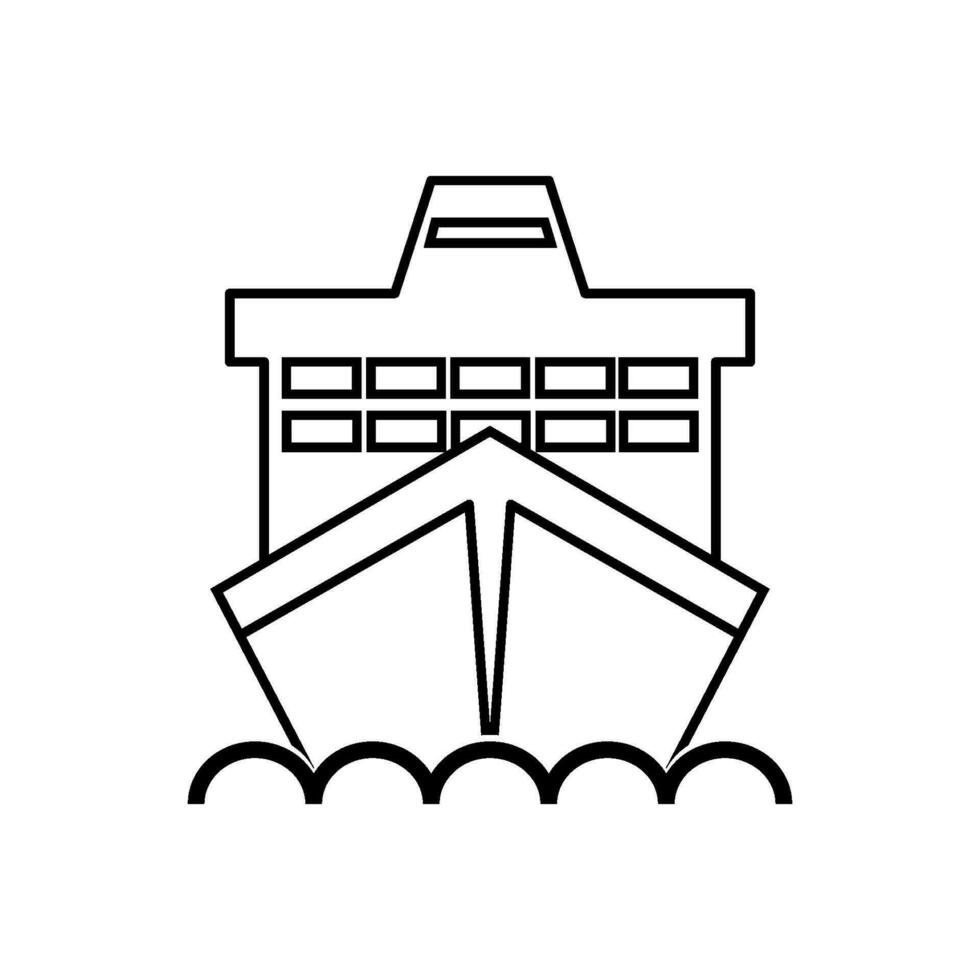 ship icon design vector template