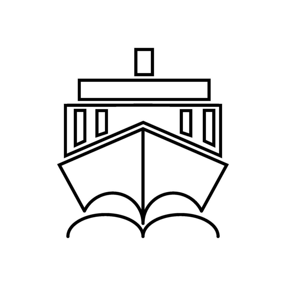 ship icon design vector template