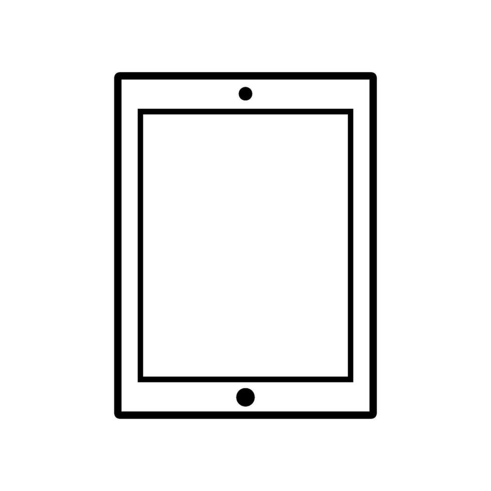 tableta icono diseño vector modelo